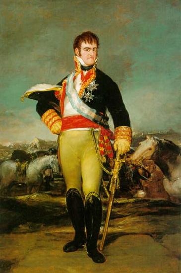 Francisco de Goya Portrait of Ferdinand VII of Spain oil painting picture